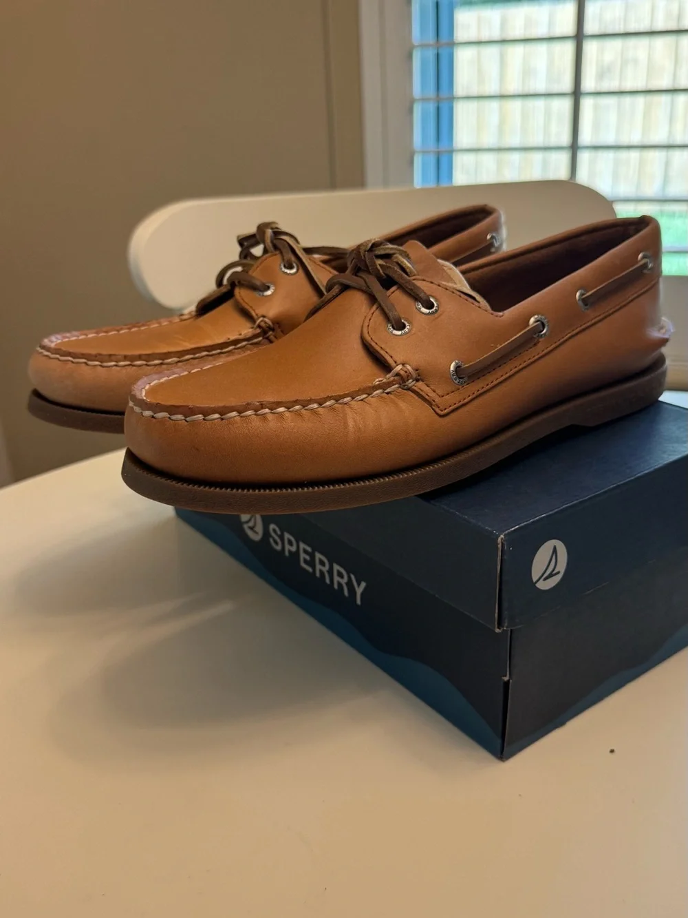 Sperry Men's Sahara Leather Boat Shoes